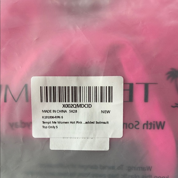 Tempt Me Pink Bikini Top - Picture 5 of 5